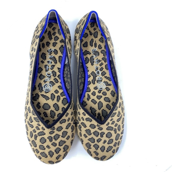 Rothy’s Round Toe Leopard Print in Like New Condition. - Picture 3 of 12